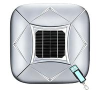 Solar Automatic Car Cover, Smart All-Weather Waterproof Car Cover with Remote Control, Folding Sunproof Sun Shade Canopy with Anti-Theft Alarm, for Outdoor Use(Silver,2XL)