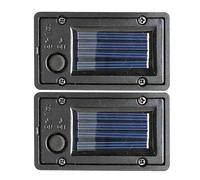 Solar Battery Box - 2 Pieces Outdoor Waterproof Automatic Universal, Replacement Power Storage Module for Solar Lantern Systems, Durable Weatherproof Battery Case for Reliable Energy Support