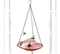 Solar Bird Bath, Drinking Water Bowl, Birdbath Fountain Solar Power | Decorative Outdoor Feeder | Garden Decor Bird Bath Fountain | For Backyard Lawn Balcony Feeding Bathing Birdwatching Landscapings