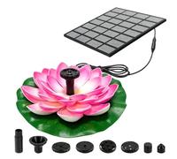 Solar Bird Bath Fountain - Floating Pump | Small Outdoor Water