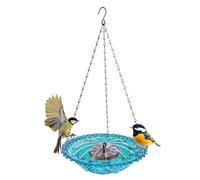 Solar Bird Bath Fountains,Hangable Hummingbird Water Feeders - Outdoor Bird Bath Bowl,for Garden Patio Yard Balcony Landscaping Courtyard Backyard