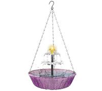 Solar Bird Bath - Fuente de agua al aire libre, Eco-Friendly Powered | Decorative Garden Feature With Continuous Flow, Durable Weather-Resistant Basin For Backyard Front Yard Balcony Deck Courtyard Pa