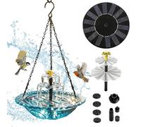 Solar Bird Bath - With Pump Sprinkler, Solar Water Fountain For Bird Bath, Attracting, Feeding, Wildlife, Hummingbird, Finch, Outdoor, Garden, Pond, Pool, Patio, Porch, Soolar Fountain Pump, Garden Wa