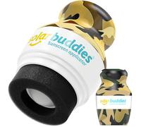 Solar Buddies Aplicador de Protector Solar Camuflaje. Esponja Roll-on Recargable 100 ml para Crema Solar y Loción. Ideal para Niños, Adultos, Familias y Viajes.