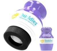 Solar Buddies Aplicador de Protector Solar - Lila - Aplicador de Esponja Roll-on Recargable para Crema Solar, Leche Solar y Loción para Niños, Adultos y Familias - Capacidad 100ml