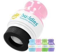 Solar Buddies Aplicador Solar - Azul Completo, Azul Completo, Rosa Completo, Verde Completo - Roll-on de Esponja Recargable Sin BPA para Niños, Adultos y Familias - 100 ml/3,4 fl oz, Formato Viaje
