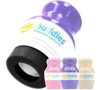 Solar Buddies Aplicador Solar - Lila, Nude, Rosa Completo - Roll-on de Esponja Recargable Sin BPA para Niños, Adultos y Familias - 100 ml/3,4 fl oz, Formato Viaje