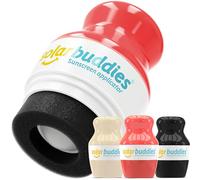 Solar Buddies Aplicador Solar - Nude, Rojo, Negro - Roll-on de Esponja Recargable Sin BPA para Niños, Adultos y Familias - 100 ml/3,4 fl oz, Formato Viaje