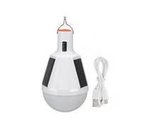 Solar Bulb Light Cordless Fast Charging USB Rechargeable Outdoor LED Bulb for Camping