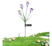 Solar Butterfly Lights - Ball Smart Sensor Garden Stakes, Outdoor Solar Powered Lights for Yard Decor, Waterproof LED Butterfly Decor with Stake, Auto On/Off Garden Pathway Lamp for Porch