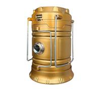 Solar Camping Lantern - Portable Foldable Solar-Powered Lantern | 3 Lighting Modes with Handle, Tent Lamp for Outdoor Activities, Hiking, Backpacking, Emergencies, Garden, Patio, Travel