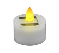 Solar Candles - PP 3.6x3.7cm | Flameless LED Tea Light Candles, Dusk To Dawn Outdoor Lighting For Halloween, LED Flameless Small Tealight Candle Flickering | Patio Garden Lantern Camping Home Room