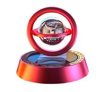 Solar Car Air Freshener, Aromatherapy Diffuser with Rotating Design, Scented Tablet Insert, Air Purifier and Odor Eliminator for Vehicle Interior, Dashboard Decoration, Travel Use 2.55x2.55 Inches