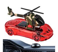 Solar Car Air Freshener, Car Aromatherapy Solar Powered, Rotating Car Air