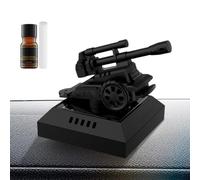 Solar Car Air Freshener, Creative Vehicle Perfume Dispatcher, Rotating Portable Simulated Tank Air Freshener, Solar-Powered, Diffuser For Fresh Mien, Eco-Friendly & Stylish