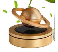 Solar Car Air Freshener, doble anillo suspensión ornamento, coche aromatherapy ornamento, rotating Air Freshener, Long Lasting Car Perfume, Solar Powered Car Fragrance, Decorative Car Air Freshener,