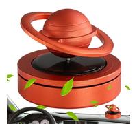 Solar Car Air Freshener, Double Ring Suspension, Car Aromatherapy Ornament, Rotating Fragrance Diffuser, Solar Powered Air Freshener, Long Lasting Perfume, Car Interior Scent, Eco-Friendly Diffuser