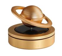 Solar Car Air Freshener, Double Ring Suspension Car Aromatherapy, Rotating Car Air Freshener, Solar Powered Car Perfume, Long-lasting Fragrance Car Air Freshener for Bathroom