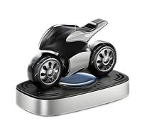 Solar Car Air Freshener, Motorbike Odor Eliminator, Solar Powered Rotating Aromatherapy, Long Lasting Smell Neutralizer, Ideal for Home, Room, Bathroom, 3.15x4.57x2.6 inches