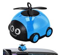 Solar Car Air Freshener, Perfume Diffuser Rotatable, ABS Helicopter Shape Vehicle Aromatherapy, Auto Perfume Scents, Car Decoration, Fresh Scent for Travel, 2.76x3.15x2.17 inches