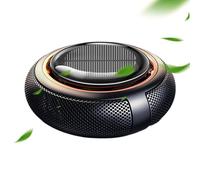 Solar Car Air Freshener - Rotary Aromatherapy Diffuser | Compact Solar Powered Device with Essential Oil Pad Premium Material with Sea Scent for Car Home Office Automotive Air Freshening