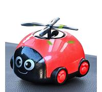 Solar Car Air Freshener, Rotatable Perfume Diffuser, Helicopter Shape Vehicle Aromatherapy, 2.76x3.15x2.17 inches Stylish Auto Decoration with Long-Lasting Perfume Scents
