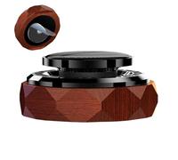 Solar Car Air Freshener, Rotating Aromatherapy Diffuser with Solar Energy, Elegant Long Lasting Orange Scent Dashboard Ornament for Car, Suvs, and Home, Brown