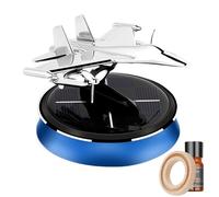 Solar Car Air Freshener | Rotating Oil Diffuser for Car Interior | Helicopter Dashboard Decoration for Cafe, Hotel, and Restaurant