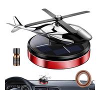Solar Car Air Freshener With Helicopter Design, Rotating Aromatherapy Diffuser For Long-Lasting Fragrance, Natural Car Perfume For Men And Women Helicopter Solar Car Air Freshener, Long Lasting Aromat