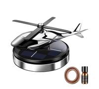 Solar Car Air Freshener With Helicopter Design, Rotating Aromatherapy Diffuser For Long-Lasting Fragrance, Natural Car Perfume For Men And Women Helicopter Solar Car Air Freshener, Long Lasting Aromat