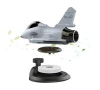 Solar Car Air with Propeller, 360 Rotating Airplane Ornament, 3.94x2.36x1.97 Inch Scent Diffuser with Fan, Aviation Fragrance, Aircraft Style for Automotive, Vehicle Supply for Truck