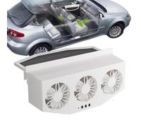 Solar Car Exhaust Fan, Auto Window Vent Cooler, Air Purifier System, Heat Reduction Radiator, Energy-Eficient Design, for, Rvs, Suvs & Trucks More Use