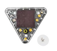 Solar Car Tail Light, Anti Collision Warning Lamp, Flexible Mount Automotive LED Safety Light for Truck Trailer Pickup Sedan Night Driving Brake Signal Vehicle Rear Lighting Road Safety Accessory