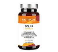 Solar Care Complex - Piel - Bronceado - Vitamina C + Betacaroteno + Cobre + Colágeno + Cúrcuma + 15 Vitaminas - 30 Cápsulas Nutralie