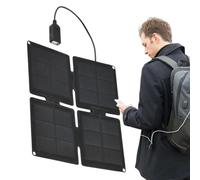 Solar Charger - Solar Panel Charger - Plegable multifunción de alta eficiencia al aire libre Solars Charging Accessory For Camping Fans Security Cameras Power Supply Phone Monitor Smart Devices