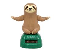 Solar Dancing Sloth - Dashboard Bobble Animal Ornament, Solar Powered Swing