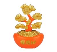 Solar Dashboard Ornament - Adorable Money Tree Car Toy, Animated Dashboard Decoration, Eco-Friendly Swinging Accessory, Sturdy Car Interior Gadget | Sedan Pickup Truck RV Trailer, Office Desk Display