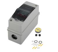 Solar Dc Isolator Switch Dc500V Ip65 Pv Disconnect Switch Photovoltaic Circuit Breaker Miniature Waterproof Spst Rocker Switch For Solar System (20A)