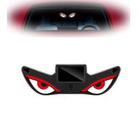 Solar Demon Eye LED Car Window Light, Solar Powered Devil Eyes Sign, Dynamic Warning Light, Window LED Devil Eyes Light for Cars Trucks SUVs (B)