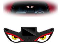 Solar Demon Eye LED Car Window Light, Solar Powered Devil Eyes Sign, Dynamic Warning Light, Window LED Devil Eyes Light for Cars Trucks SUVs (A)