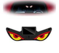Solar Demon Eye LED Car Window Light, Solar Powered Devil Eyes Sign, Dynamic Warning Light, Window LED Devil Eyes Light for Cars Trucks SUVs (D)