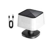 Solar Desk Lamp - 3 Lighting Modes Telescopic Lamp | Rechargeable Outdoor Decor Light for Backyard Lawn Balcony Porch, Garden, Patio, Camping, Home Kitchen Nightstand, Counter Lighting, Eco-Friendly