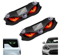 Solar Devil Eye LED Window Lights,Solar USB Dual-Power Demon Eye Light，2*A