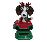 Solar Dog Dashboard Figurines, Non Slip Car Accessories, Funny Cute Vehicle Decor, Interior Ornament Category, Reliable Playful Travel Keepsake, Suitable For Cars Trucks Home Office Bedroom Kitchen