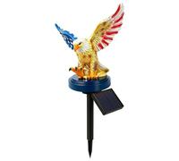 Solar Eagle Garden Light, Patriotic Eagle LED Lamp, Solar Lighting for Lawn