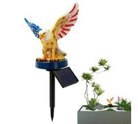 Solar Eagle Garden Light Waterproof Decorative Patriotic Eagle Lamp
