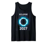 Solar Eclipse Shirt Glitch Total Solar Eclipse August 2027 Camiseta sin Mangas