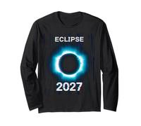 Solar Eclipse Shirt Glitch Total Solar Eclipse August 2027 Manga Larga