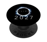 Solar Eclipse Shirt Total Solar Eclipse August 2027 Totality PopSockets PopGrip Adhesivo