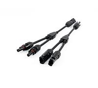 Solar Enchufe 1 Compartimentos, 2 Compartimentos Y, 3 4 5 6 Cable Distribuidor Fotovoltaico Conectores (Y-2 Cable)